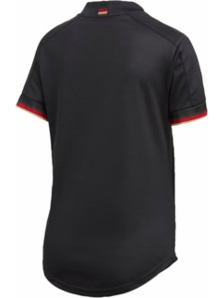 adidas V-Kragen T-Shirt für Damen in schwarz in schwarz günstig kaufen XS