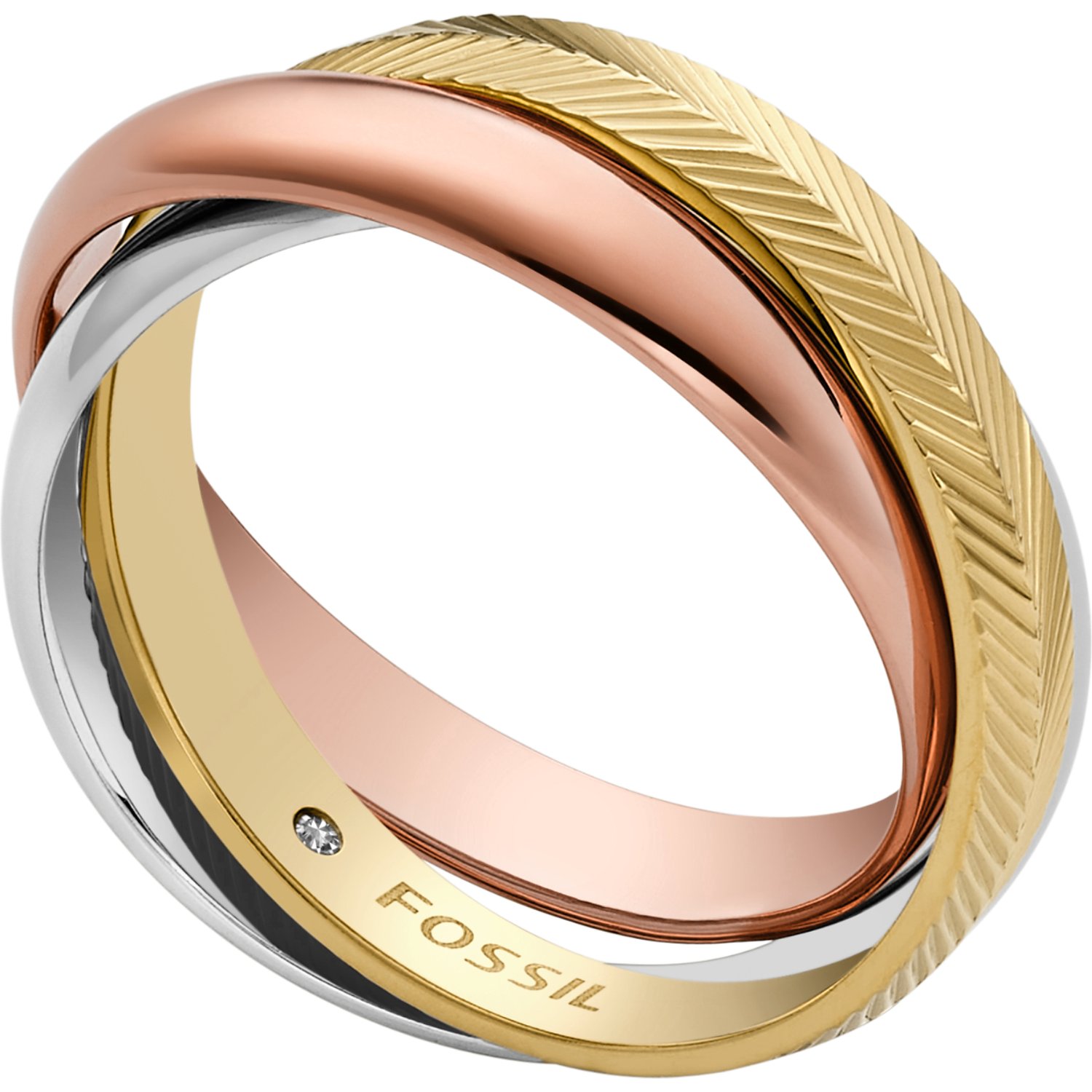 Inele Fossil Tricolor