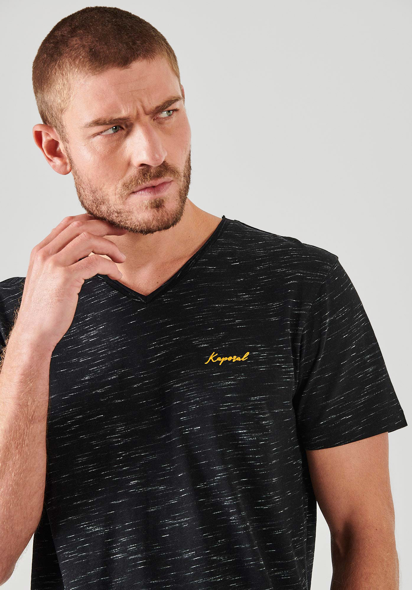 NETER  T-shirt noir homme
