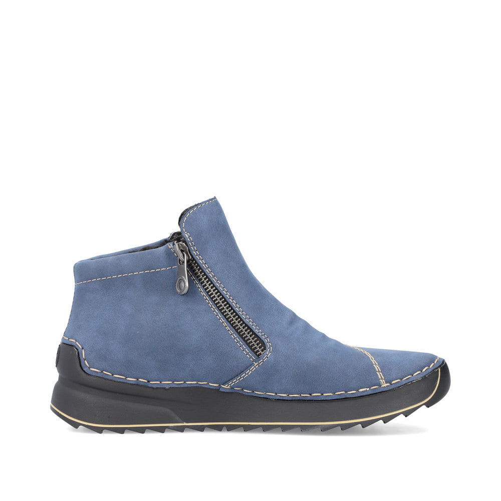Rieker Damen Slipper blaugrau