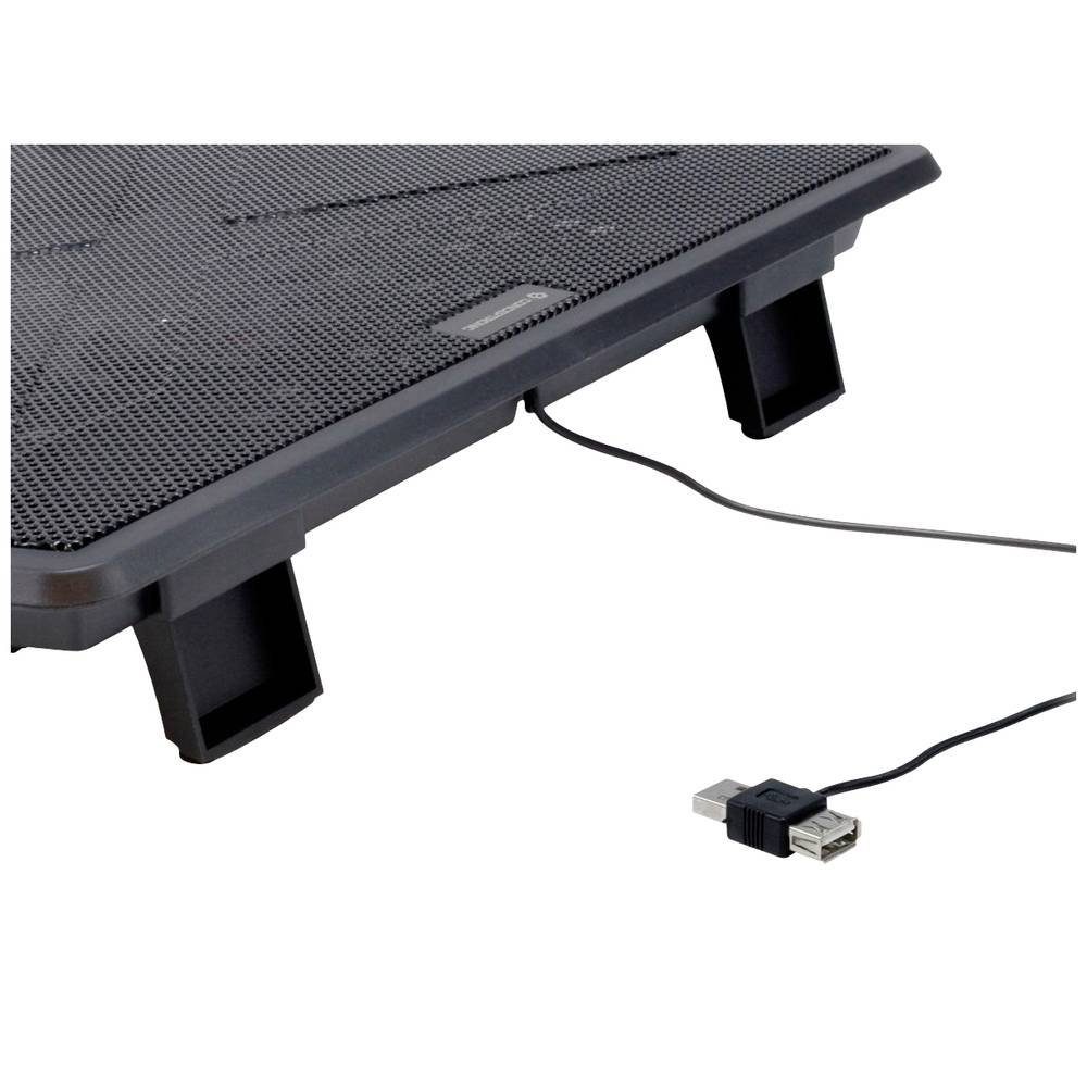 Conceptronic Laptoptisch 1-Lüfter-Laptop-Kühlauflage