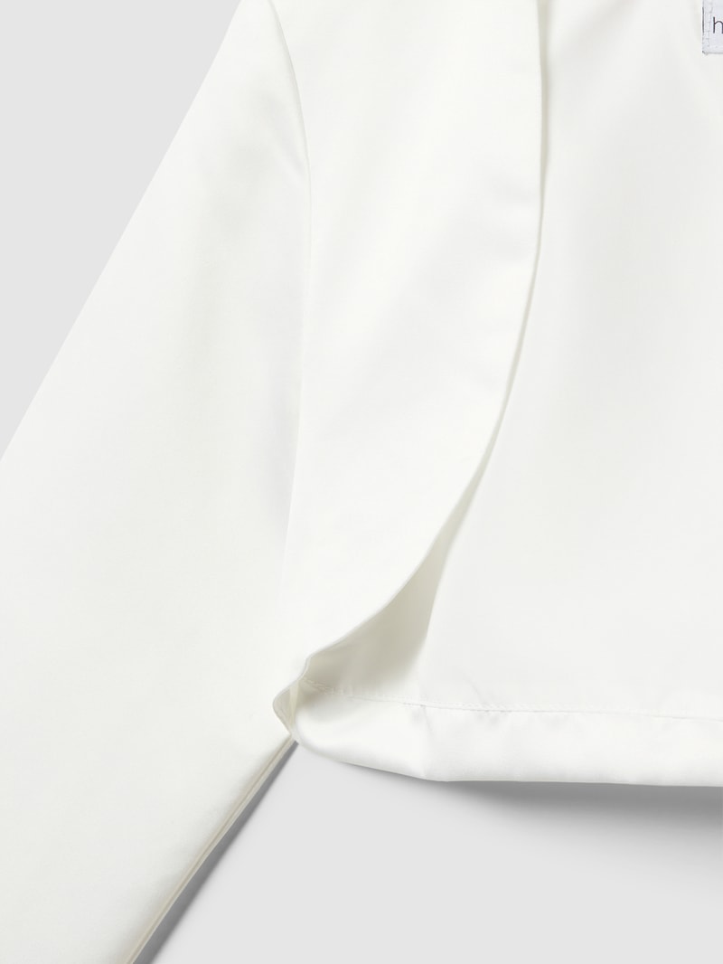 Bolero in unifarbenem Design in offwhite
