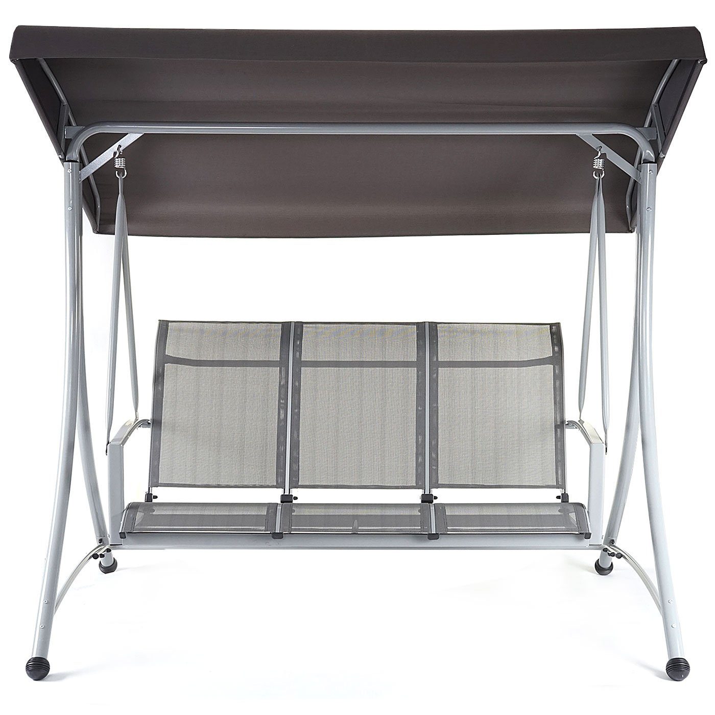 MCW Hollywoodschaukel MCW-D62, 3-Sitzer, Verstellbares Dach, Maximale Belastbarkeit: 220 kg, 3-Sitzer, Verstellbares Dach