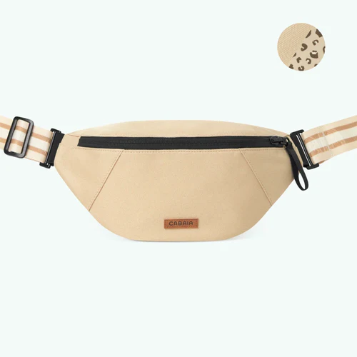 Small Lobito cream fanny pack