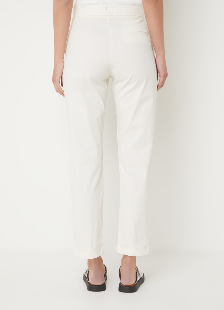 HUGO BOSS Tapata high waist straight fit cropped trousers with side pockets