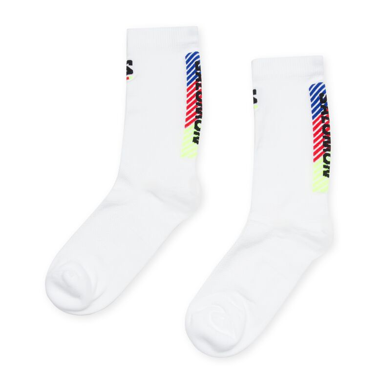 Salomon Pulse Race Flag Crew white/fiery red/safety yellow