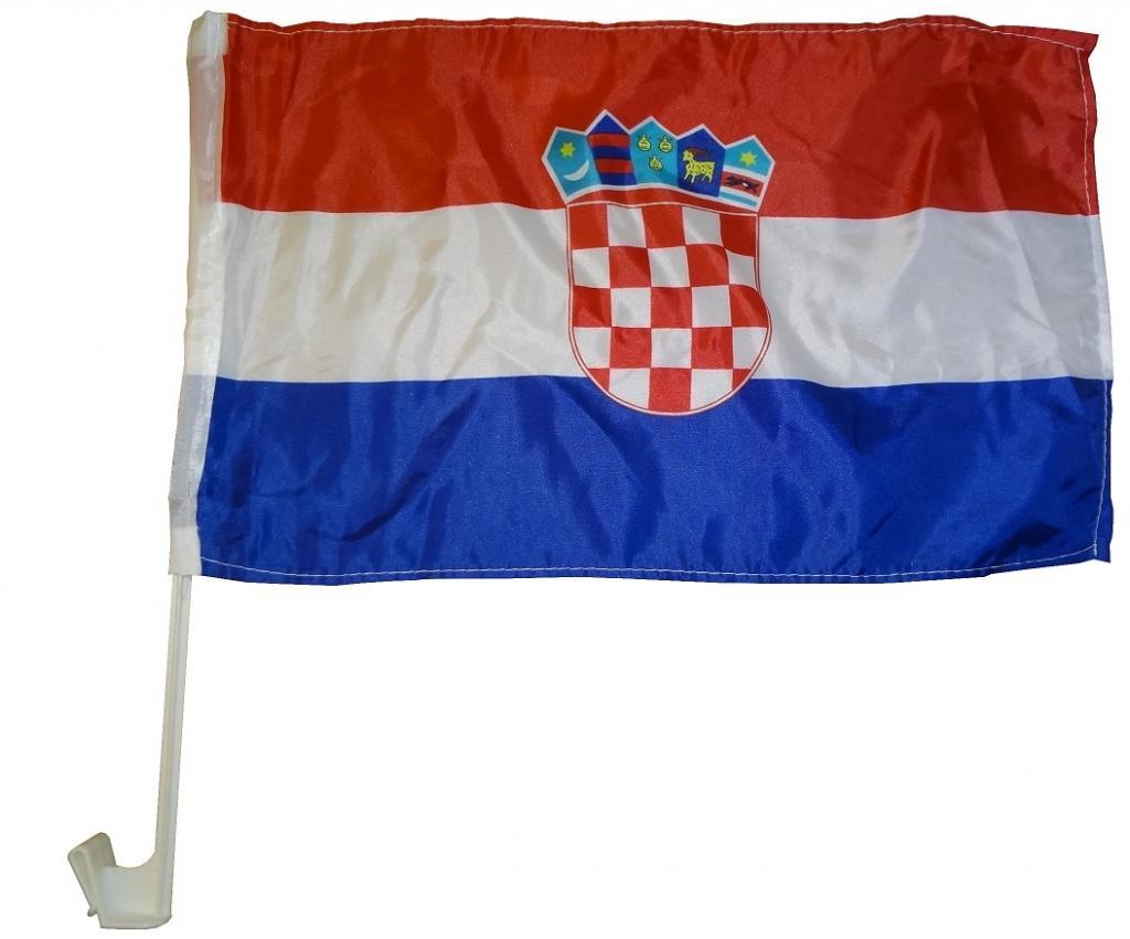 trends4cents Autoflagge Kroatien 30 x 40 cm