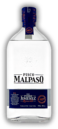 Pisco MalPaso Pedro Jimenez Pisco MalPaso Pedro Jimenez Mit der süß-fruchtigen Charakteristik der Rebsorte. 0,7	 Liter - Vol 40%