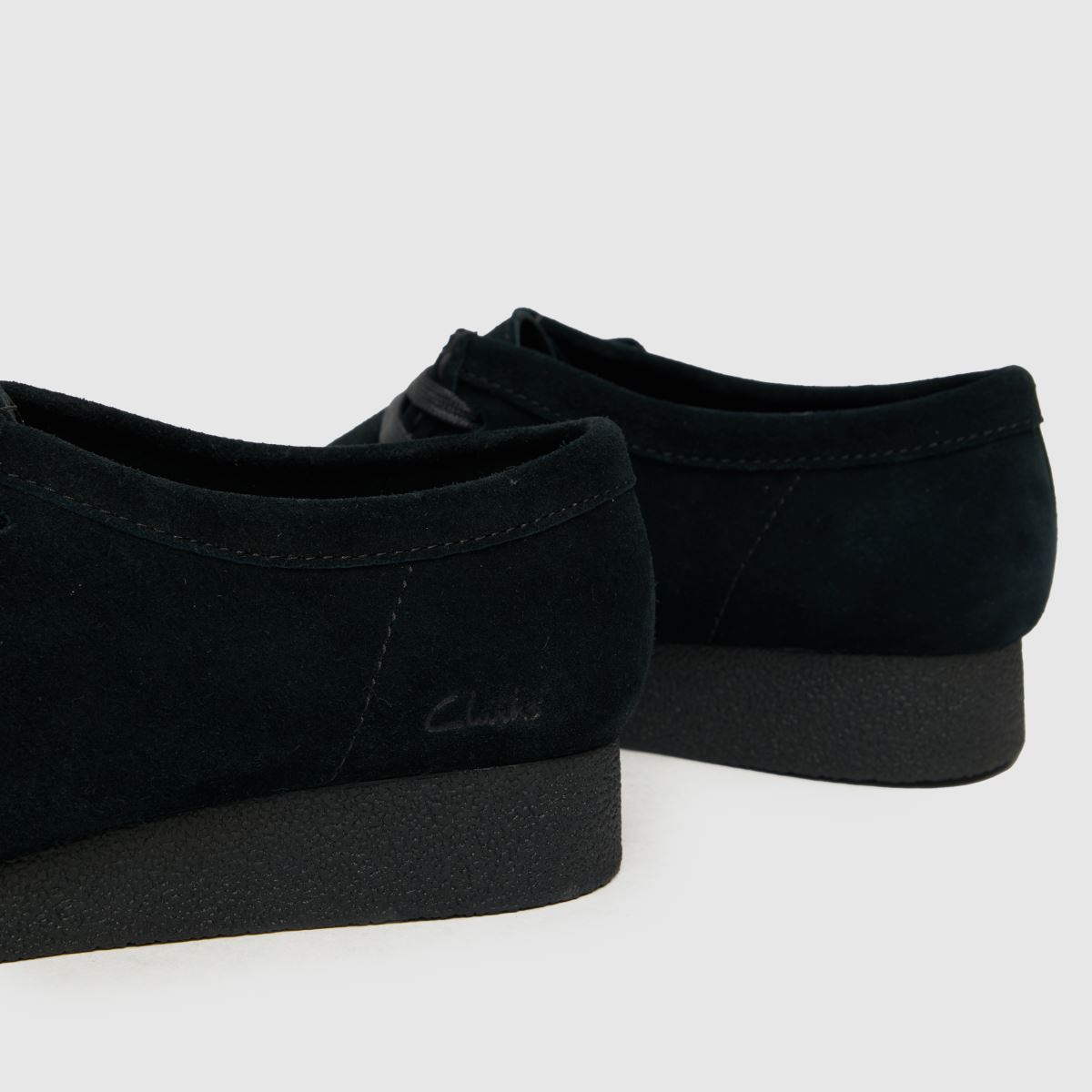 Clarks – Wallabee Evo – Svarta platta skor
