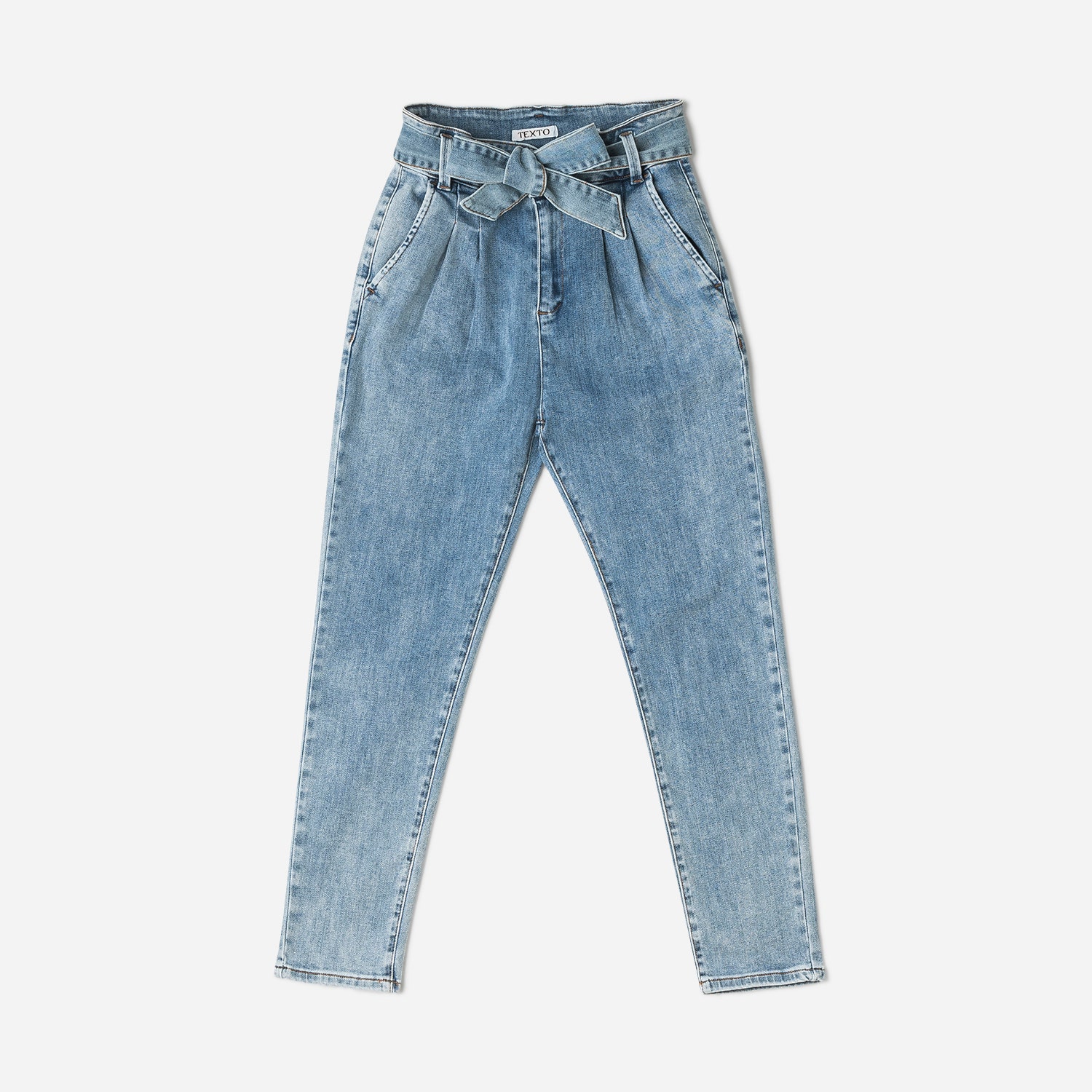 Jean slouchy TEXTO bleu délavé