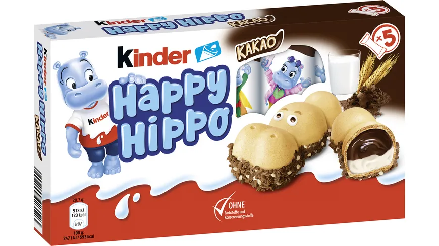 kinder Happy Hippo Kakao 102.5 g