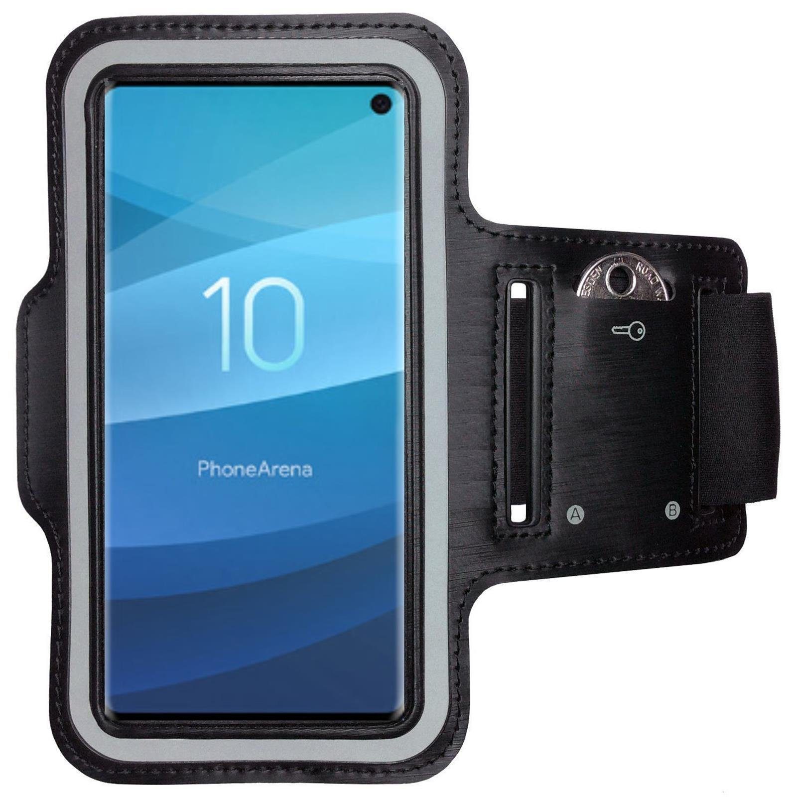 CoverKingz Handyhülle Armband für Samsung Galaxy S10 Sport Handy Sport Armtasche Laufhülle, Sport Schutzhülle Schlüsselfach Handyhülle Jogging Schutztasche Etui