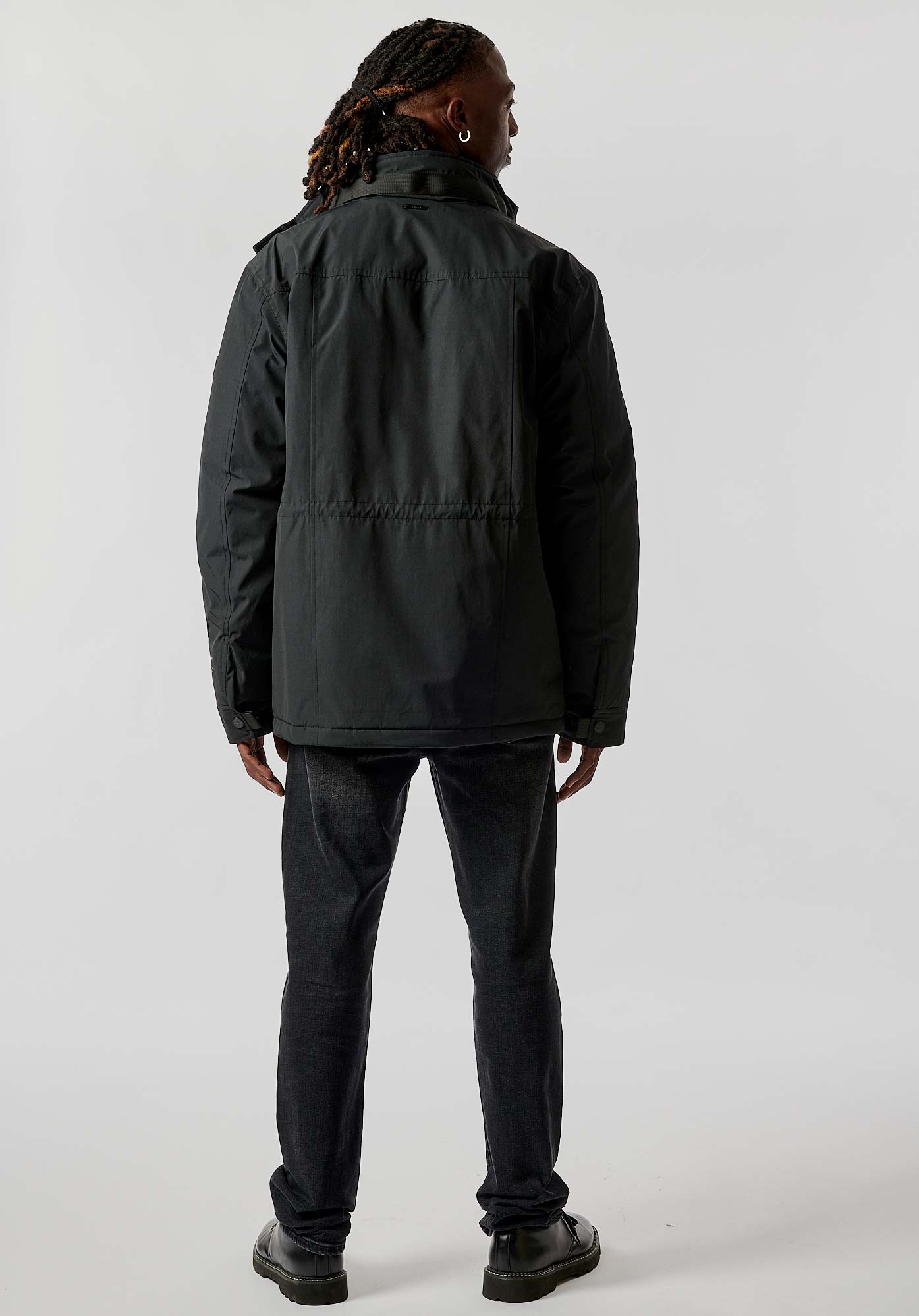 CLIVE  Parka noir homme