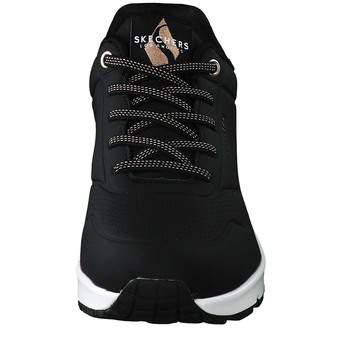 Skechers Uno Shimmer Away Sneaker in schwarz
