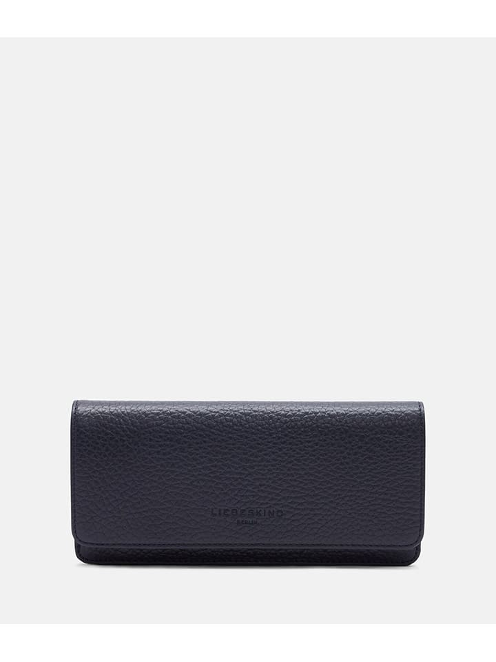 LIEBESKIND BERLIN Leder-Geldbörse in Dunkelblau - (B)18 x (H)12 x (T)4 cm günstig kaufen onesize