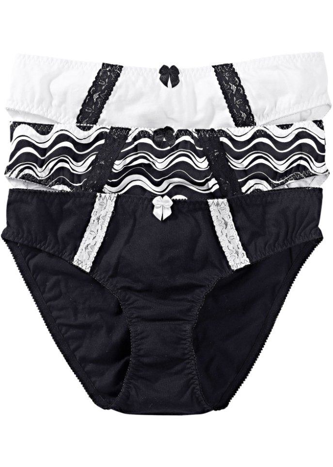 Slip aus Bio-Baumwolle (3er Pack)