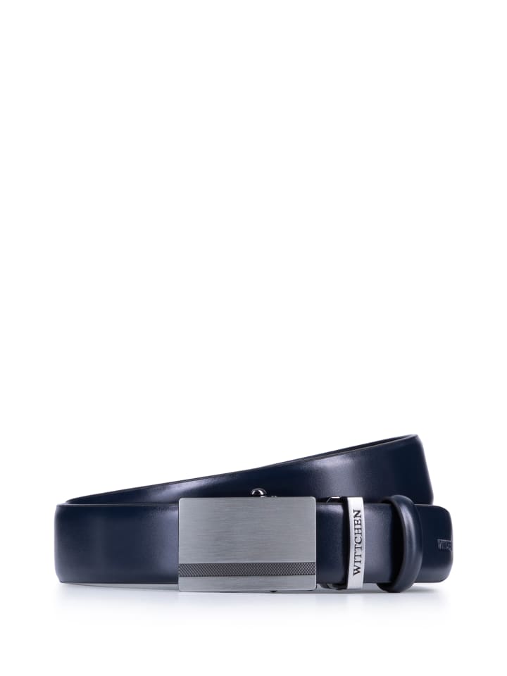Wittchen Leather belt in Dark blue günstig kaufen
