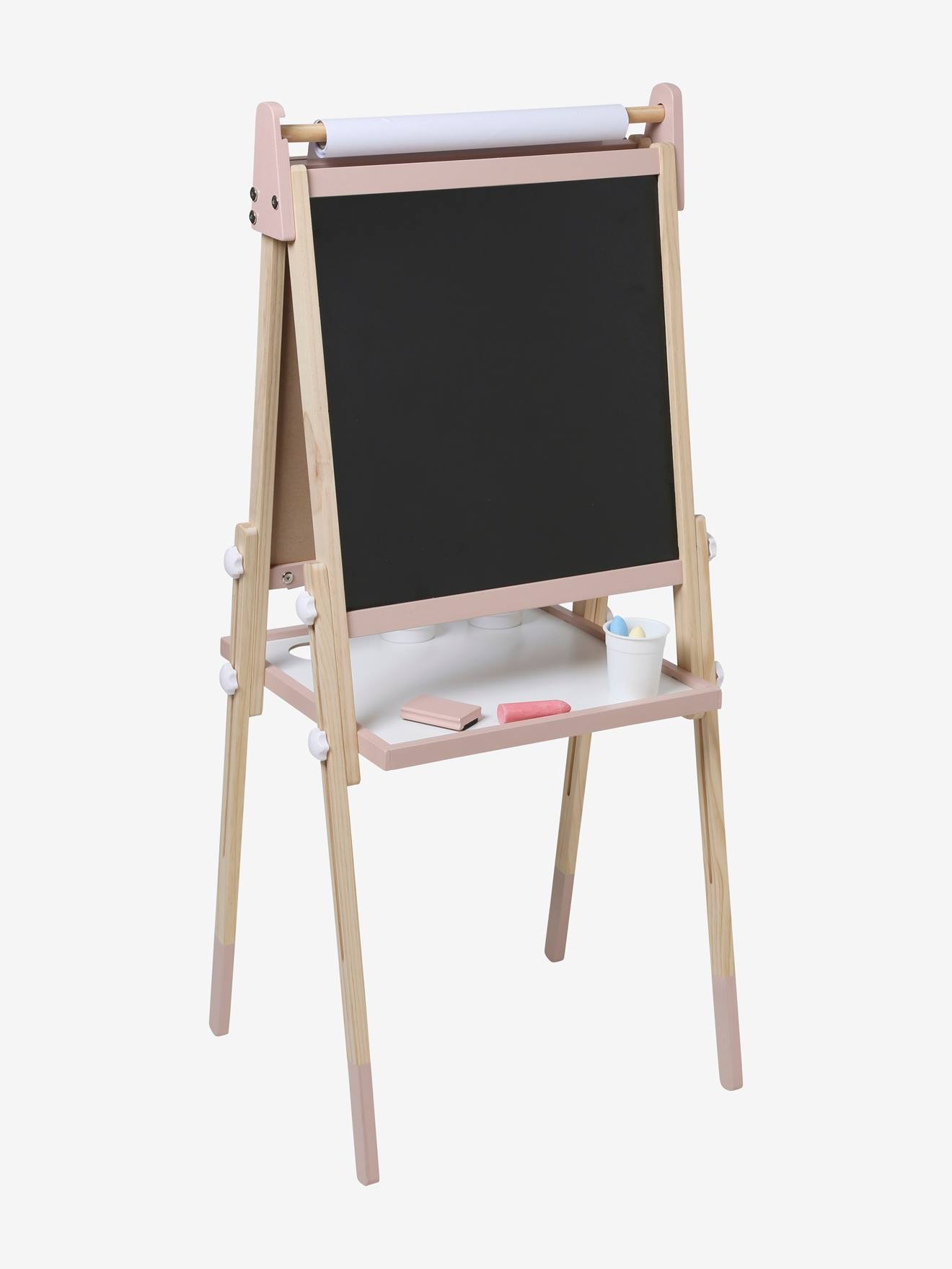 Vertbaudet 3-in-1 Tafel mit Mal-Zubehör FSC MIX - rosa