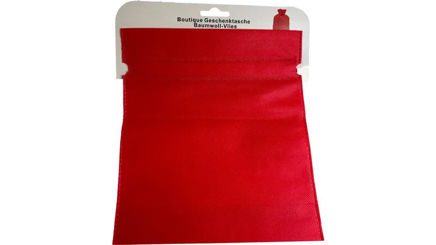 BOCK Geschenktüte Non-Woven gross rot 35 x 27cm
