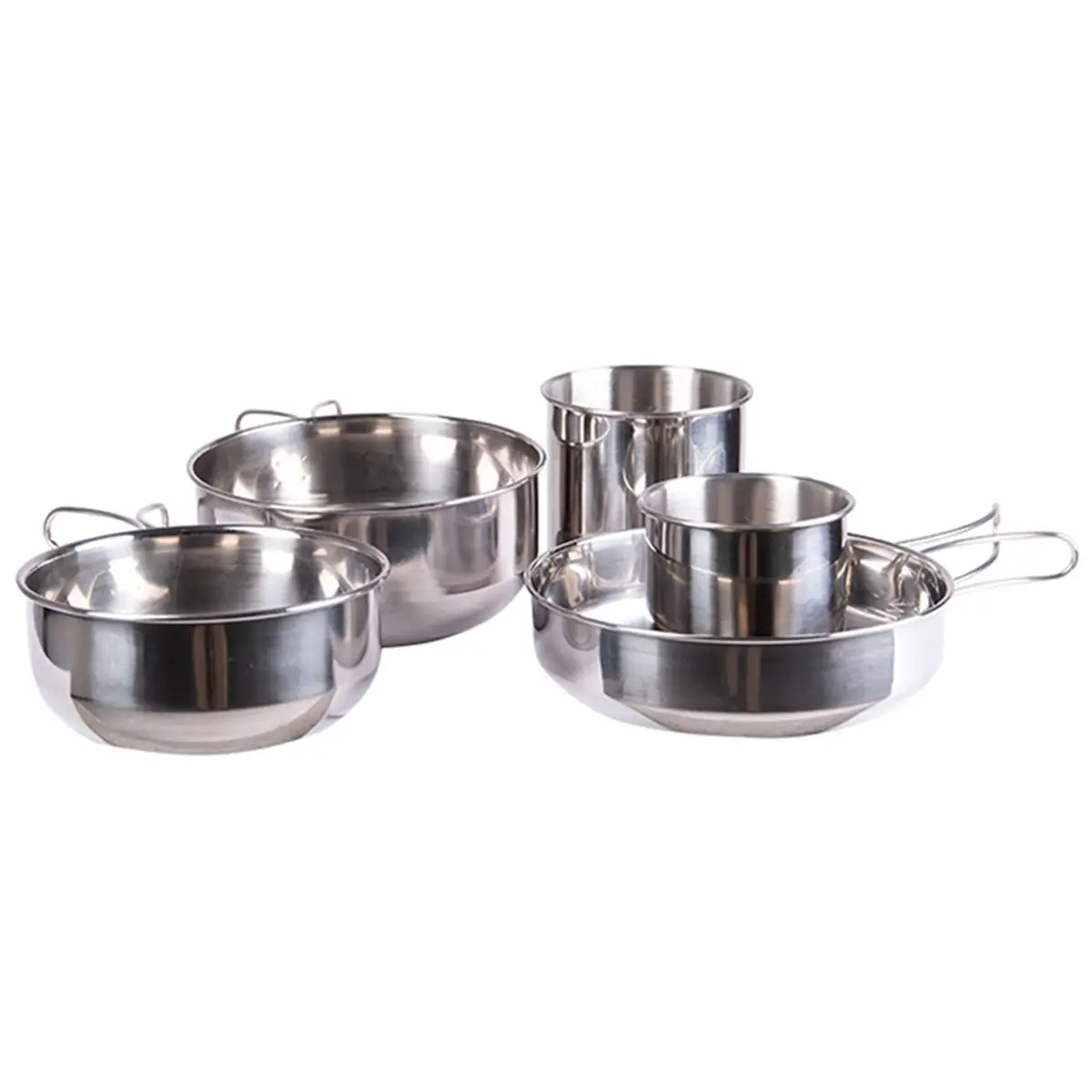 Kochset Edelstahl 5-teilig