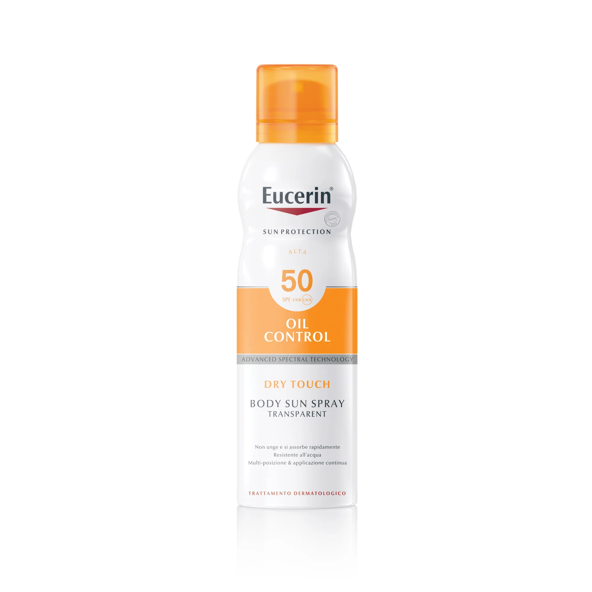 Zaščita pred soncem Oil Control Sun Spray Transparent Dry Touch SPF50 - Visoko zaščitni sprej za telo.