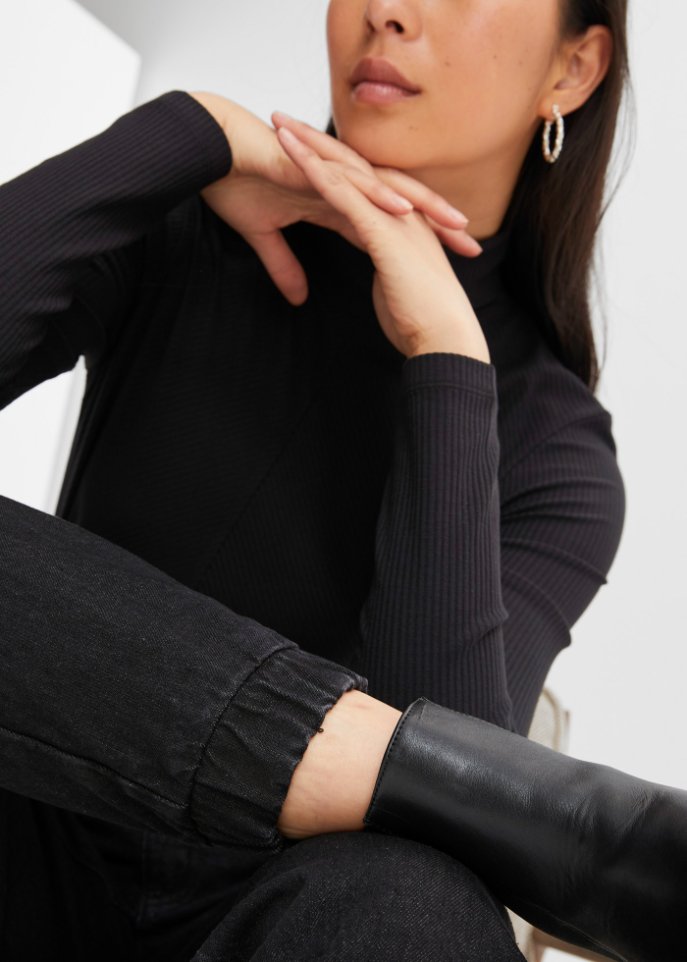 Cargo-Jeans mit Kettendetail