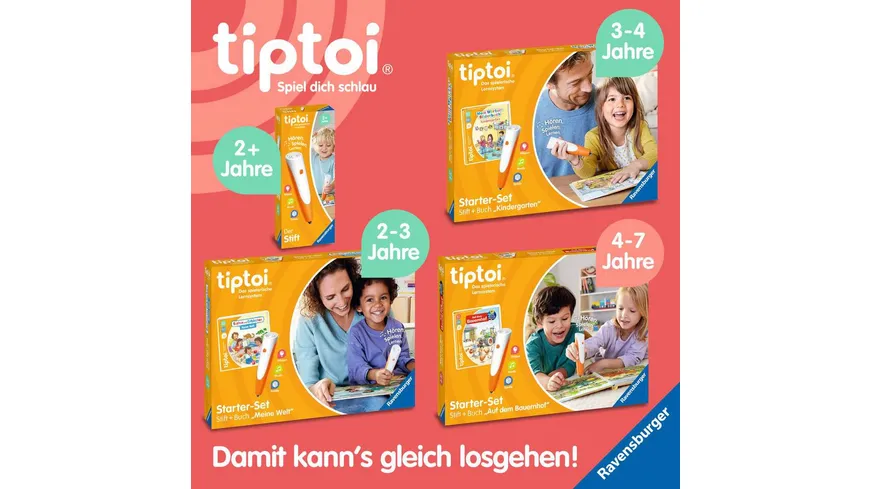 Ravensburger tiptoi - Ladestation - lädt Akku und Audiodateien