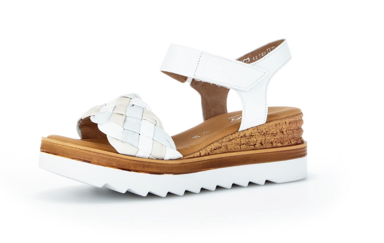 GABOR Klassische Sandalen weiss Comfort 22