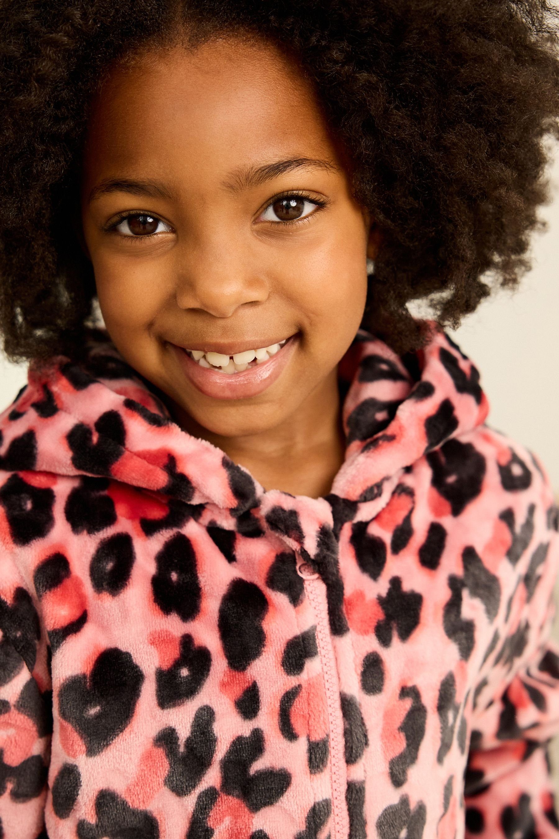 Next Fleeceoverall Fleeceoverall mit Animalprint (1-tlg)