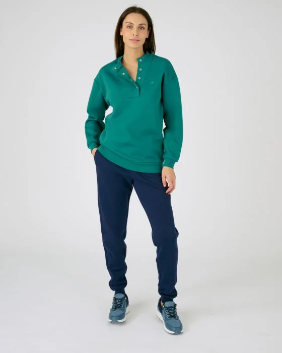 Sweat-shirt finitions bord-côtes Thermolactyl