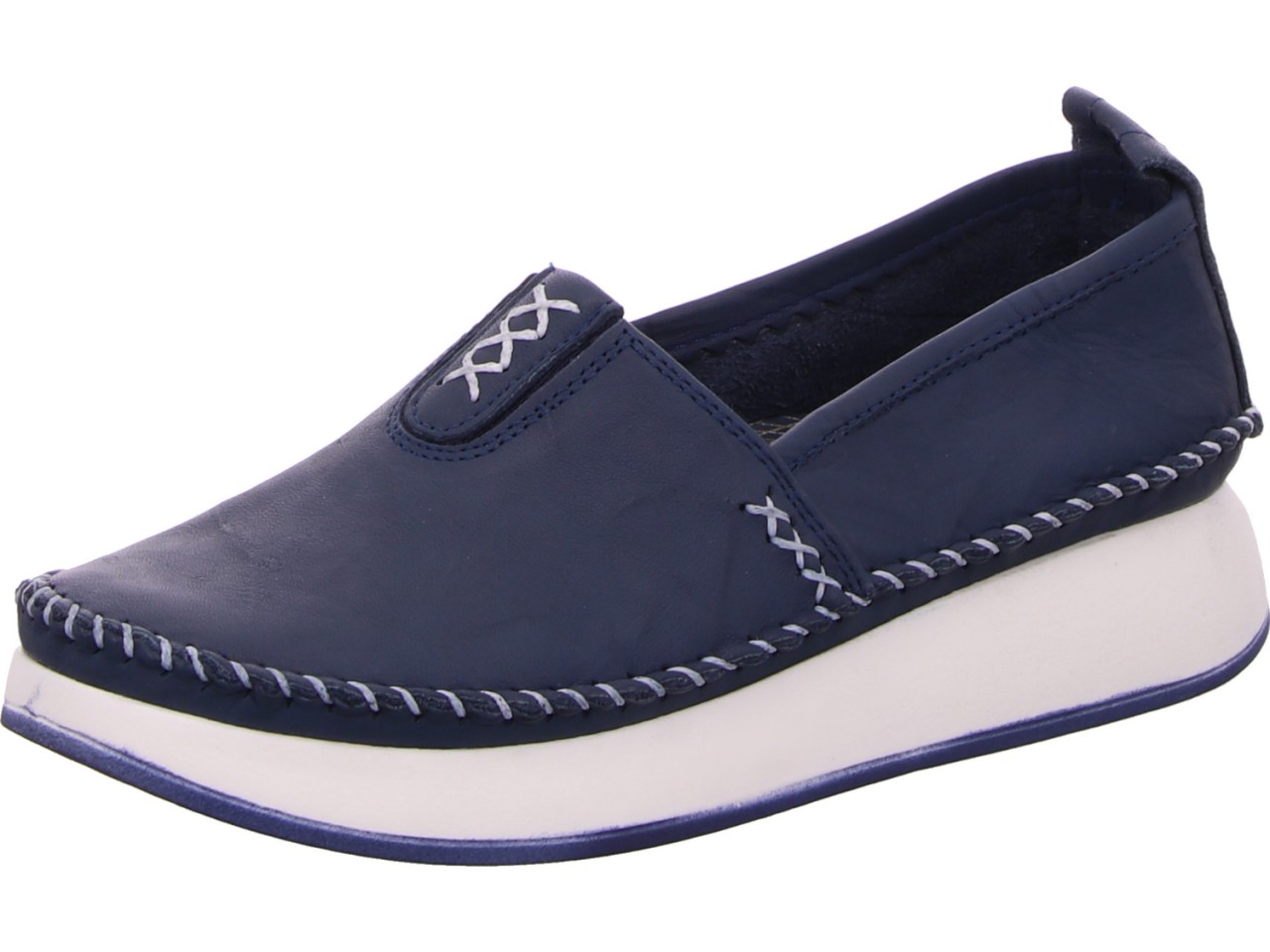 DIVERSE Komfort Slipper blau Slipper marineblau