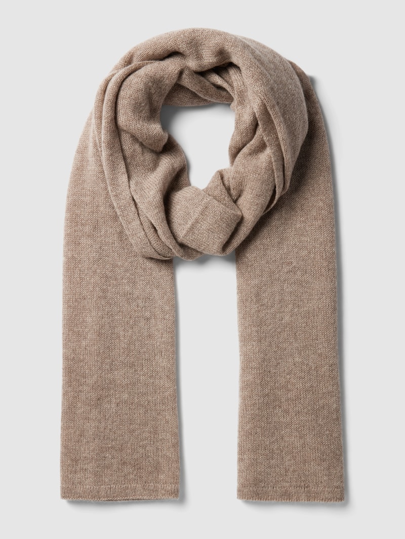 Schal aus reinem Kaschmir in taupe