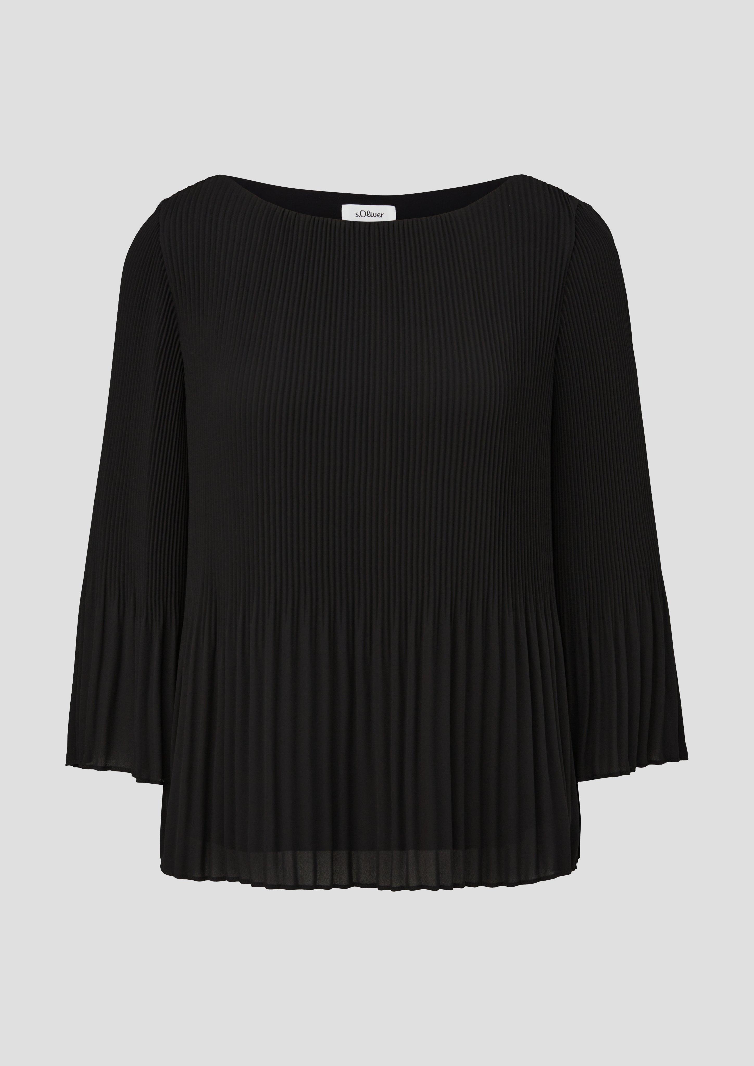 Bluse mit Plisseefalten  2138013-9999