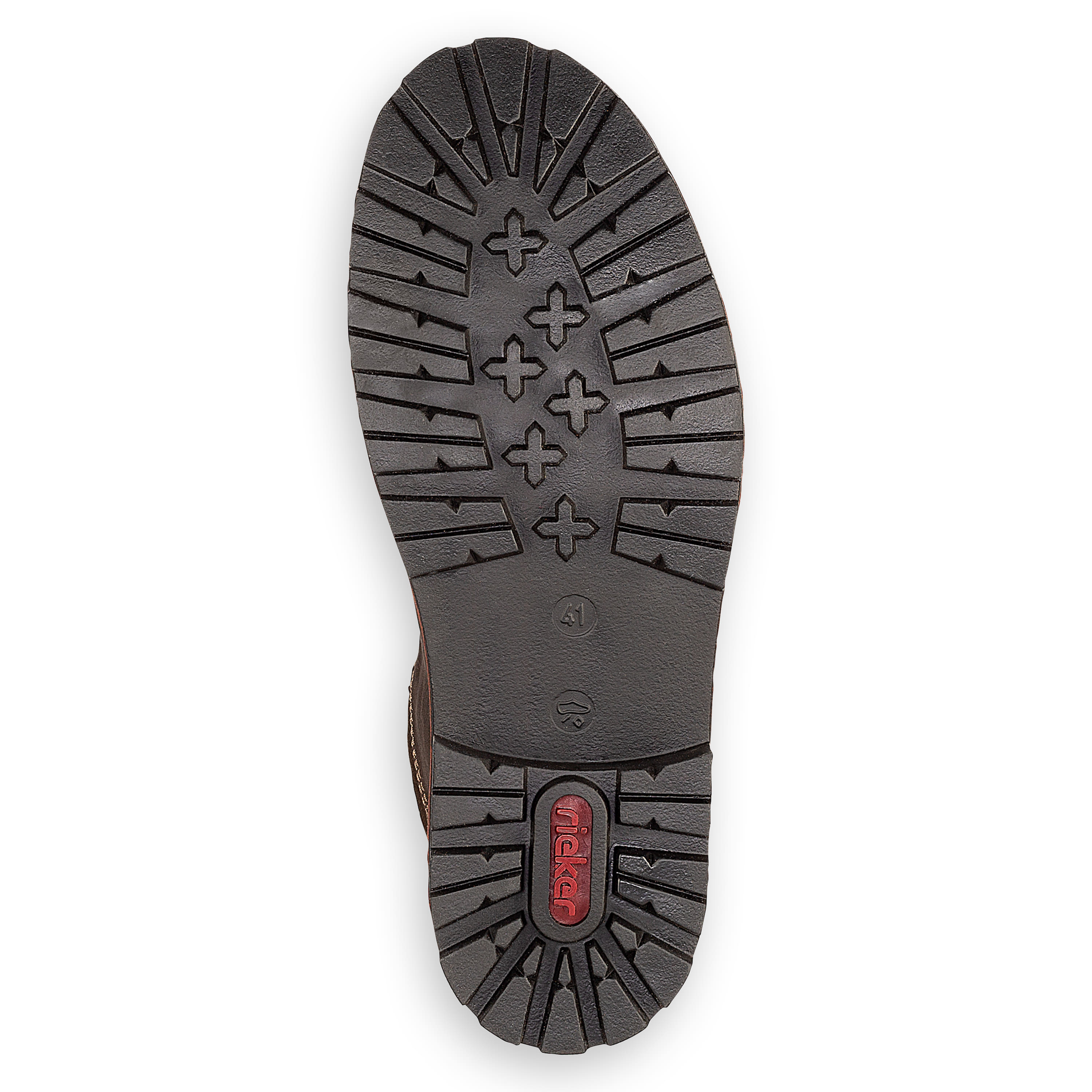 Rieker Herren Schnürstiefel tabakbraun
