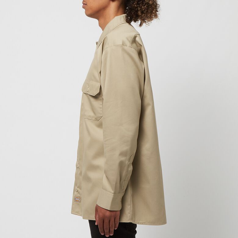 Dickies Work Shirt LS Rec khaki