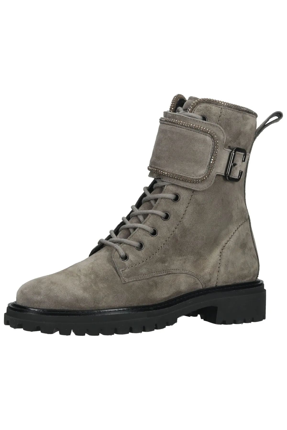 Paul Green  Stiefelette - Grau - Blockabsatz