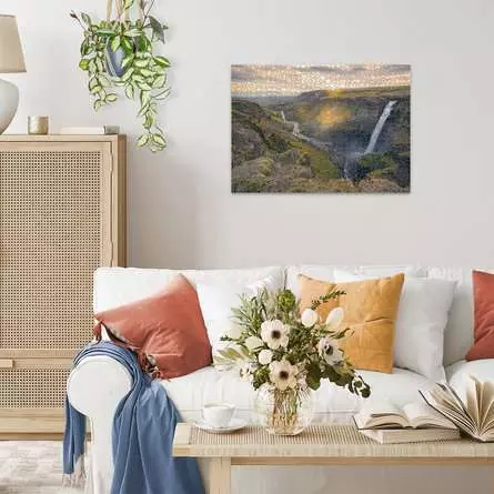 Puzzle 1000 Teile - Haifoss auf Island