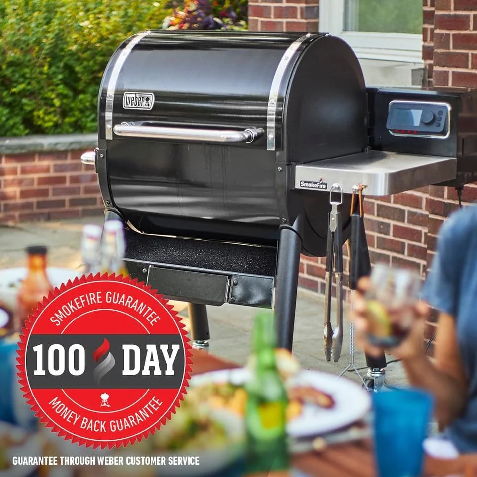 Weber SmokeFire EX4 Gen 2 24-Inch Wi-Fi Enabled Wood Fired Pellet Grill - 22510201
