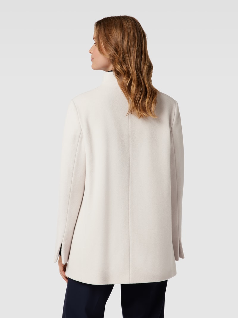 Mantel mit Kaschmir-Anteil in offwhite