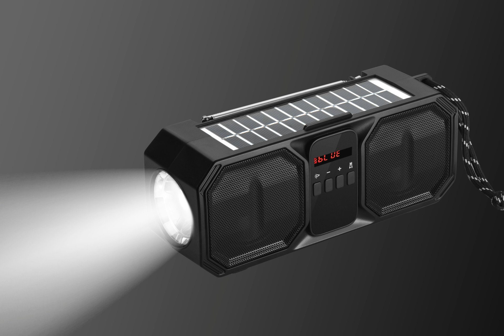 Denver BTG-158 Solar Bluetooth-Lautsprecher (Bluetooth, 80 W)