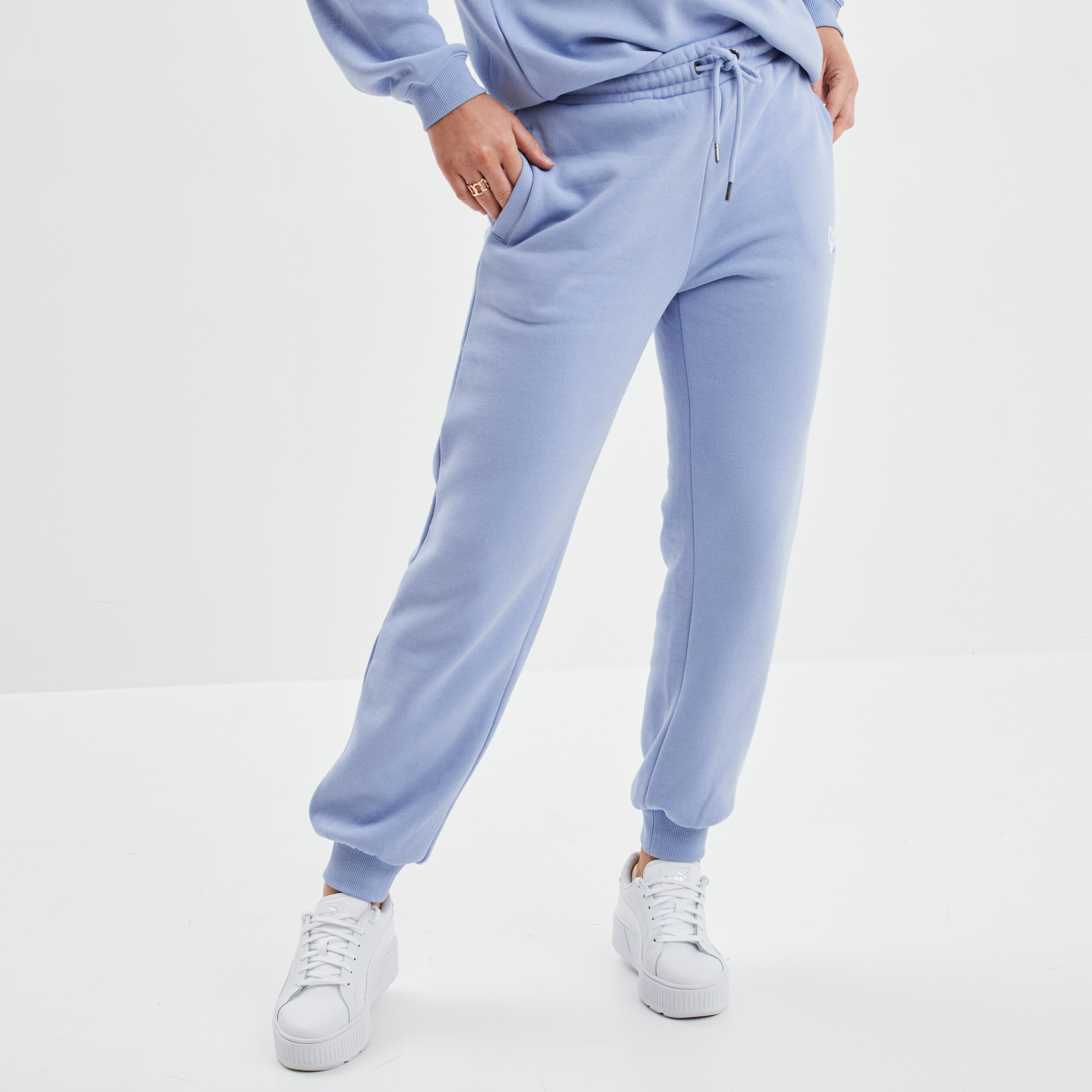 Pantalon jogging droit mauve femme | La Halle