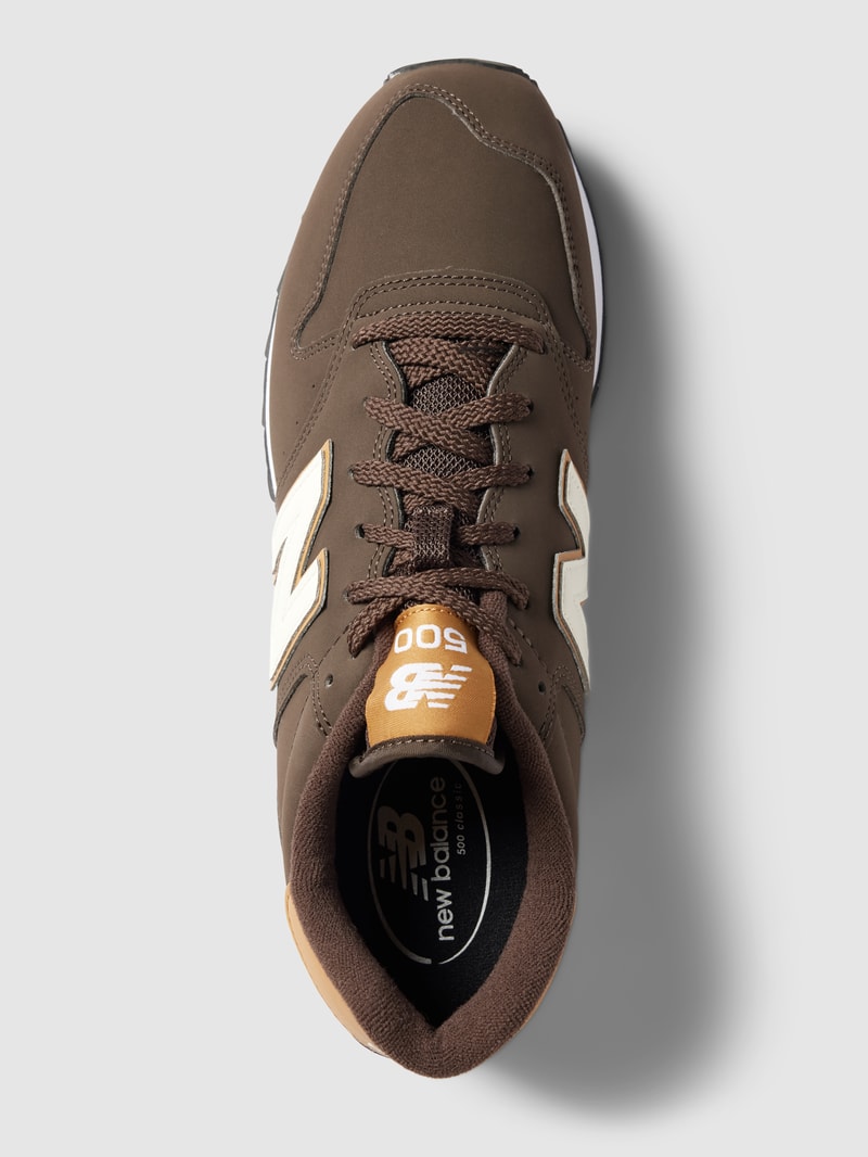 Sneaker mit Label-Detail in dunkelblau
