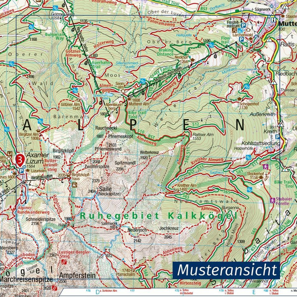 KOMPASS Wanderkarte Ostthüringen, Zwickau, Chemnitz 1:50 000 - Wanderkarte