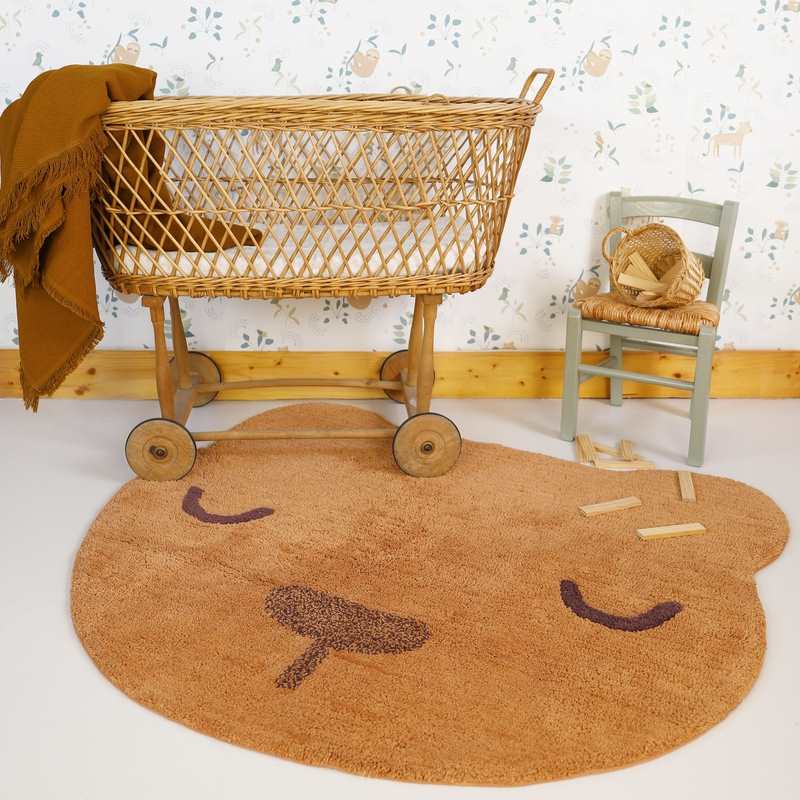 Tapis ourson 100x110cm SANDEL