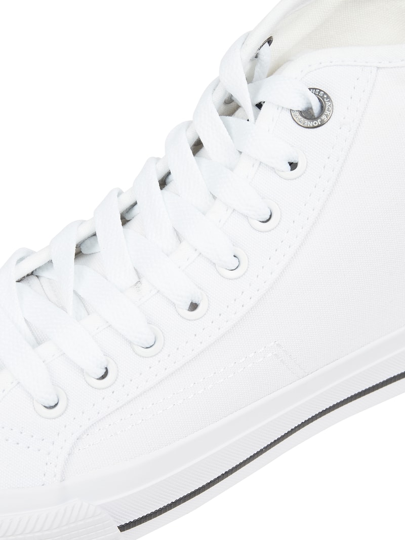 High Top Sneaker aus Canvas Modell 'Corp' in weiß