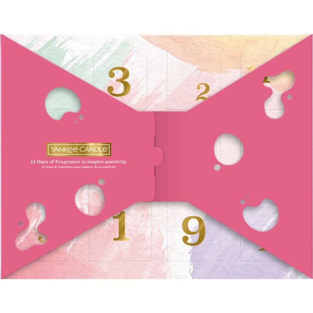 Yankee Candle Calendrier de l'avent Bougie votive en verre Bougie