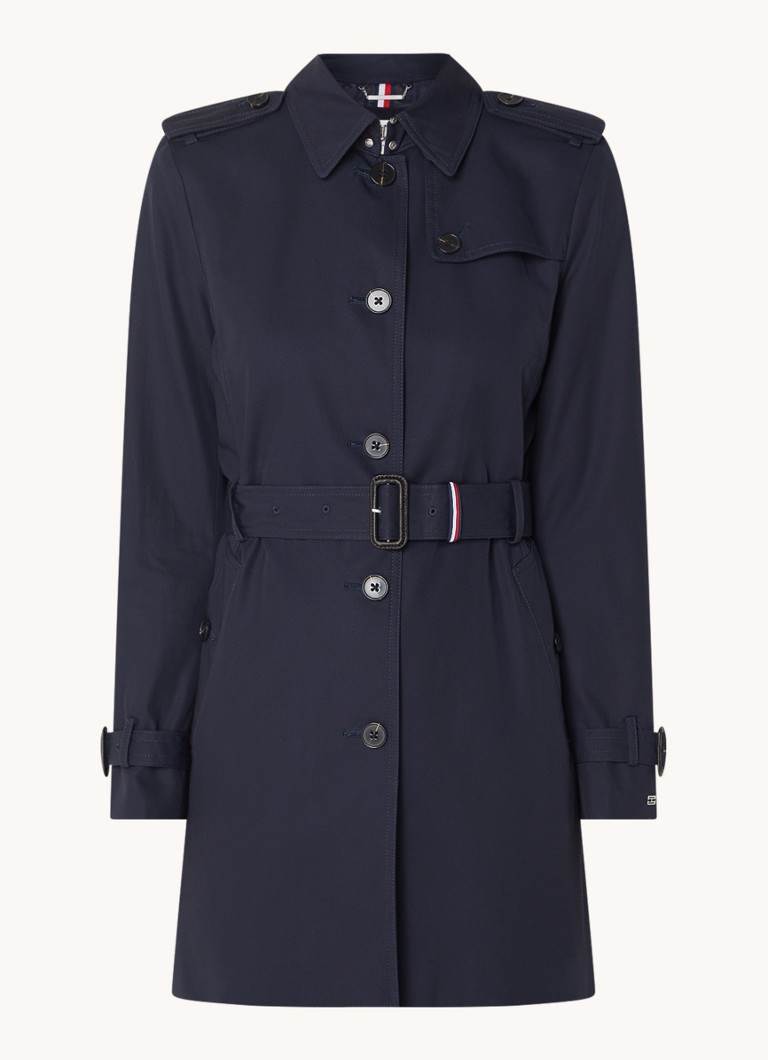 Tommy Hilfiger Heritage trench kaput s remenom i bočnim džepovima