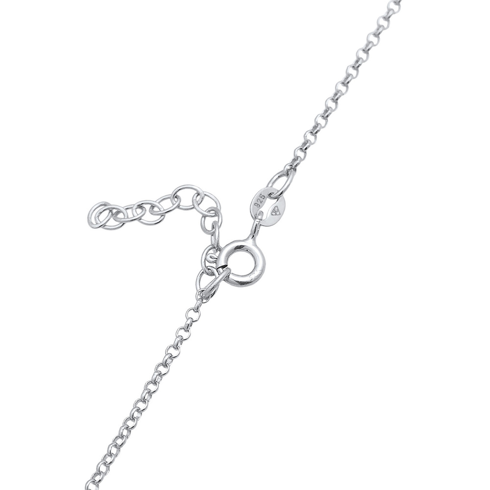 Elli Elli Collier Femme Choker plaquette style boho en argent sterling 925 collier