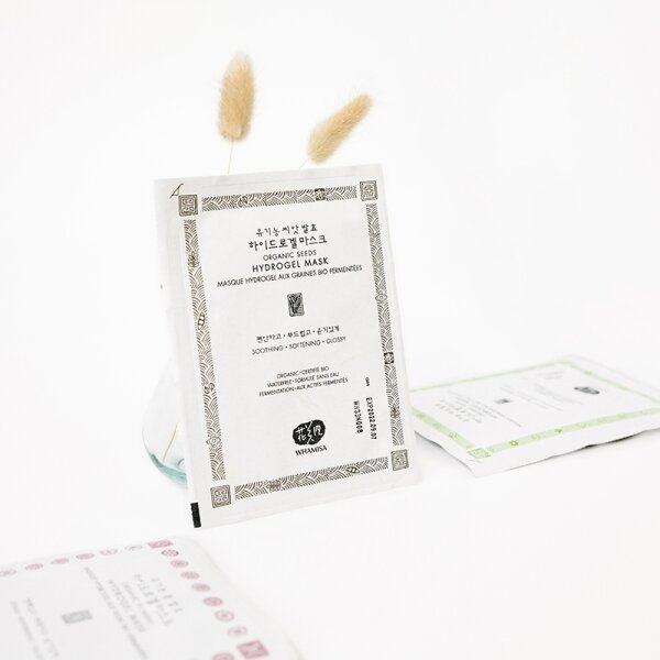 WHAMISA Organic Seeds Hydrogel Facial Mask Gesichtsmaske