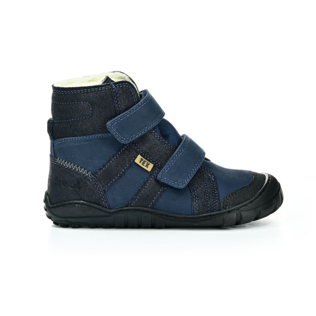 Koel4kids Milo 2.0 Hydro WP Navy Winterbarfußschuhe
